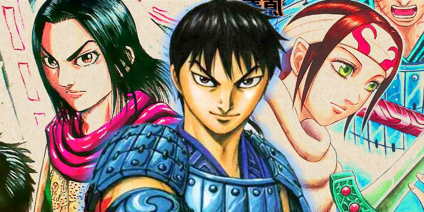 Li Xin and other characters from the Kingdom manga