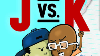 In ‘J Vs. K,’ best-selling authors Kwame Alexander and Jerry Craft throw down and collaborate