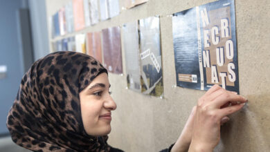 Design students collaborate with Stillhouse Press to create potential covers for new novel