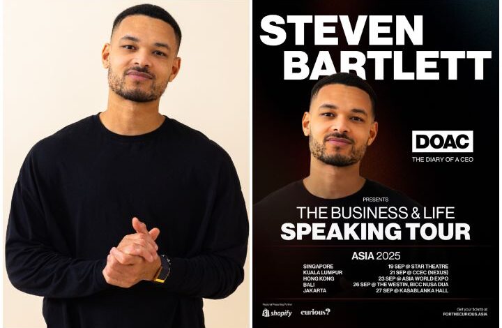 Steven Bartlett, Host Of Global Hit Podcast Diary Of A CEO Announces Debut Malaysian Appearance Steven Bartlett, Host Of Global Hit Podcast Diary Of A CEO Announces Debut Malaysian Appearance